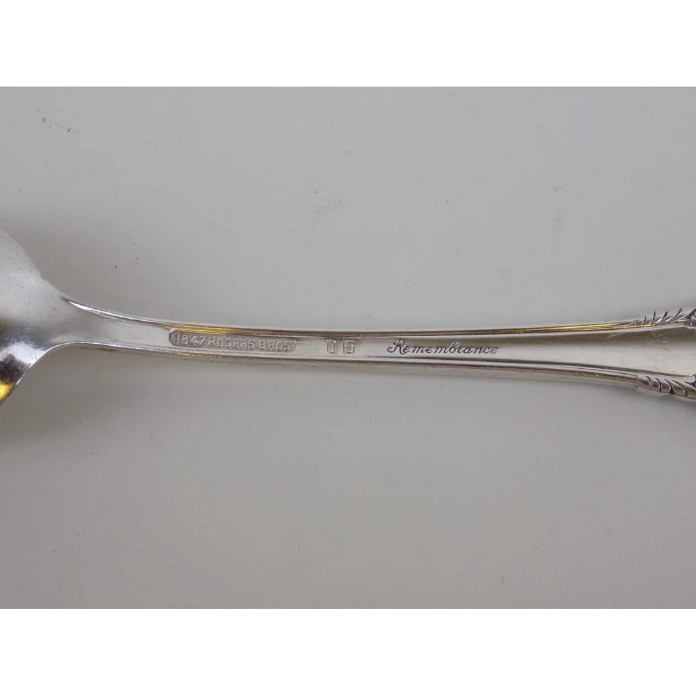 1847 Rogers Bros Remembrance TEASPOON Spoon One (1) International Silver Plate